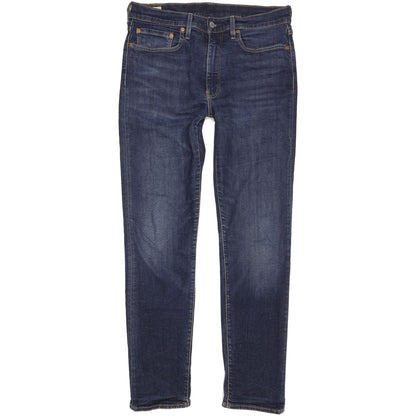 Levi's 502 Men Blue Tapered Regular Stretch Jeans W34 L32