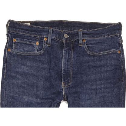 Levi's 502 Men Blue Tapered Regular Stretch Jeans W34 L32