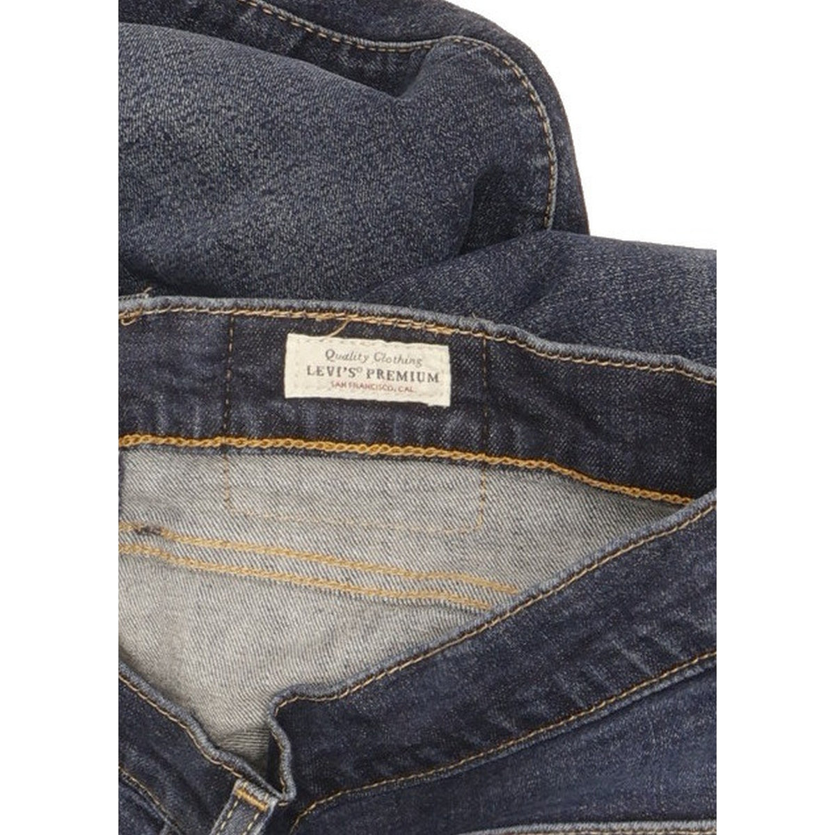 Levi's 502 Men Blue Tapered Regular Stretch Jeans W34 L32