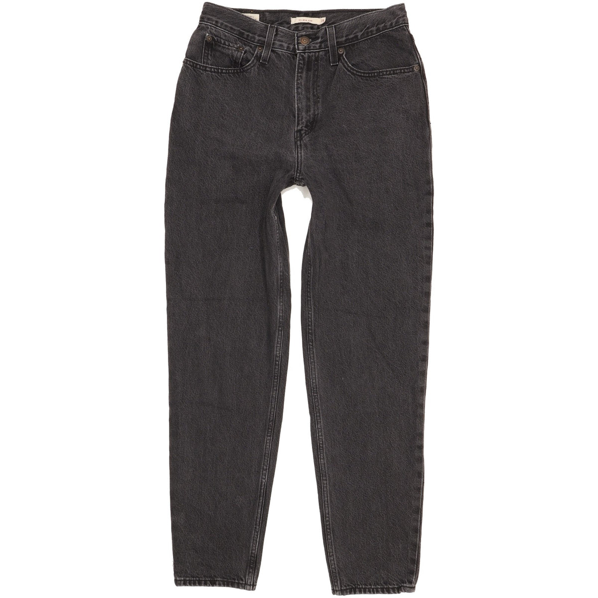 Levi's 80's Black Tapered Relaxed Mom Jeans High Waisted W28 L30