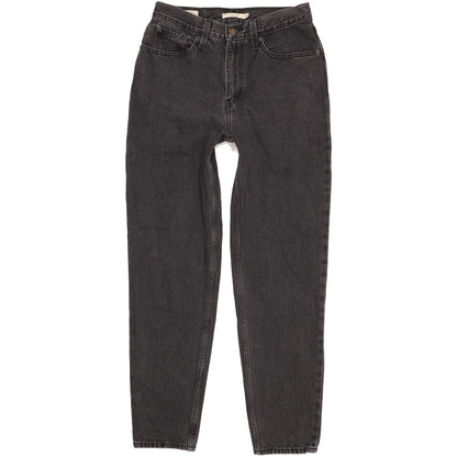 Levi's 80's Black Tapered Relaxed Mom Jeans High Waisted W28 L30