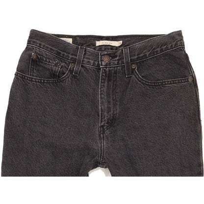 Levi's 80's Black Tapered Relaxed Mom Jeans High Waisted W28 L30