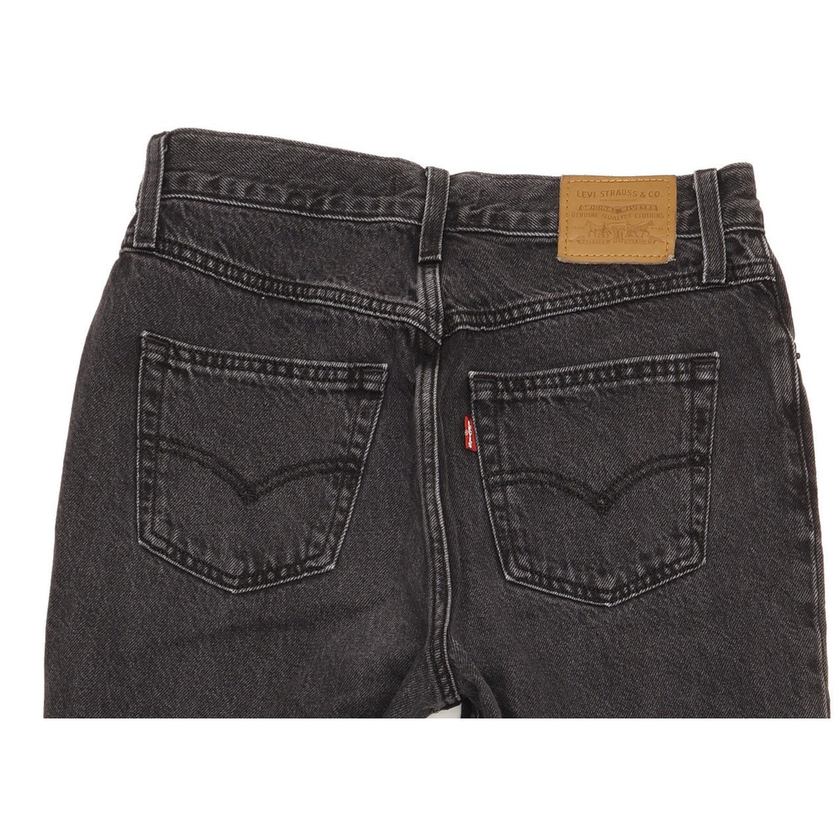 Levi's 80's Black Tapered Relaxed Mom Jeans High Waisted W28 L30