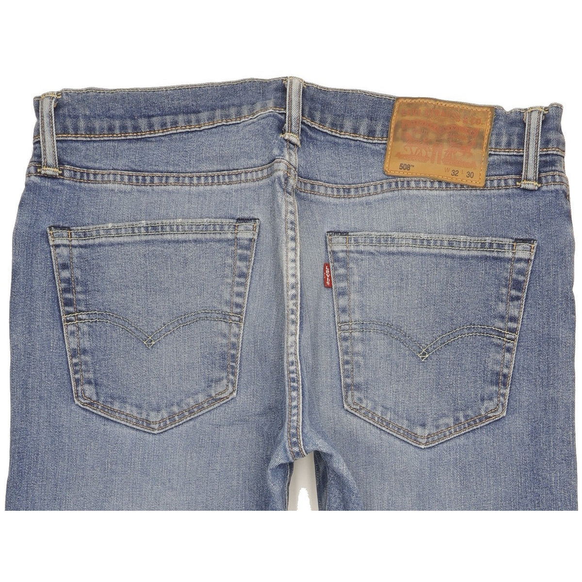 Levi's 508 Men Blue Straight Regular Stretch Jeans W32 L30