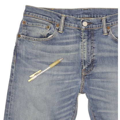 Levi's 508 Men Blue Straight Regular Stretch Jeans W32 L30