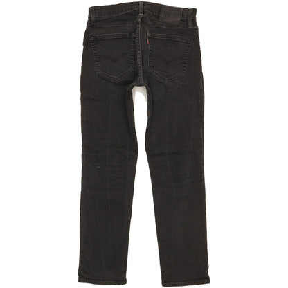 Levi's 511 Men Black Straight Slim Stretch Jeans W32 L29