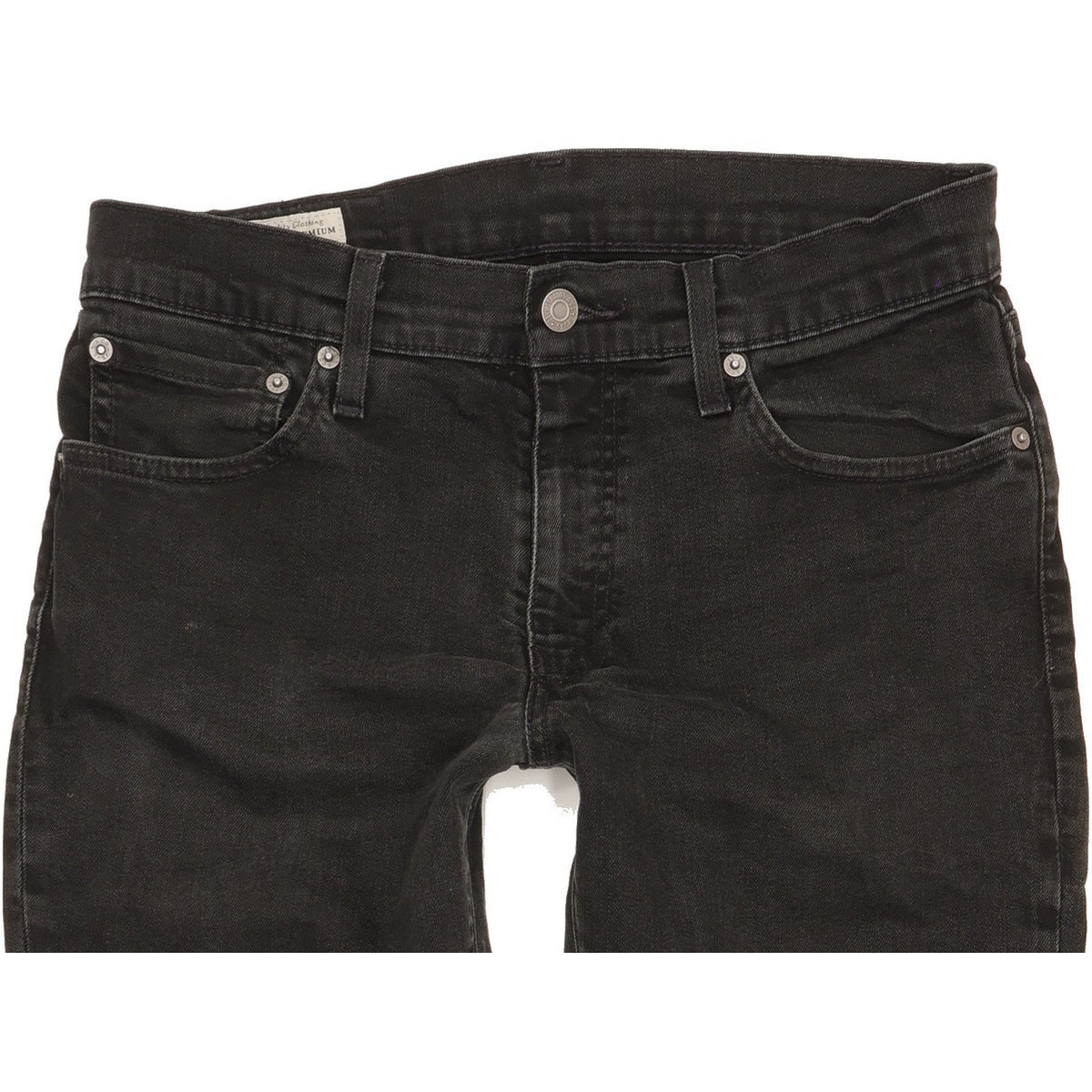 Levi's 511 Men Black Straight Slim Stretch Jeans W32 L29