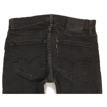 Levi's 511 Men Black Straight Slim Stretch Jeans W32 L29