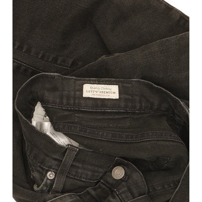 Levi's 511 Men Black Straight Slim Stretch Jeans W32 L29