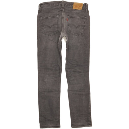 Levi's 511 Men Grey Straight Slim Stretch Jeans W33 L32