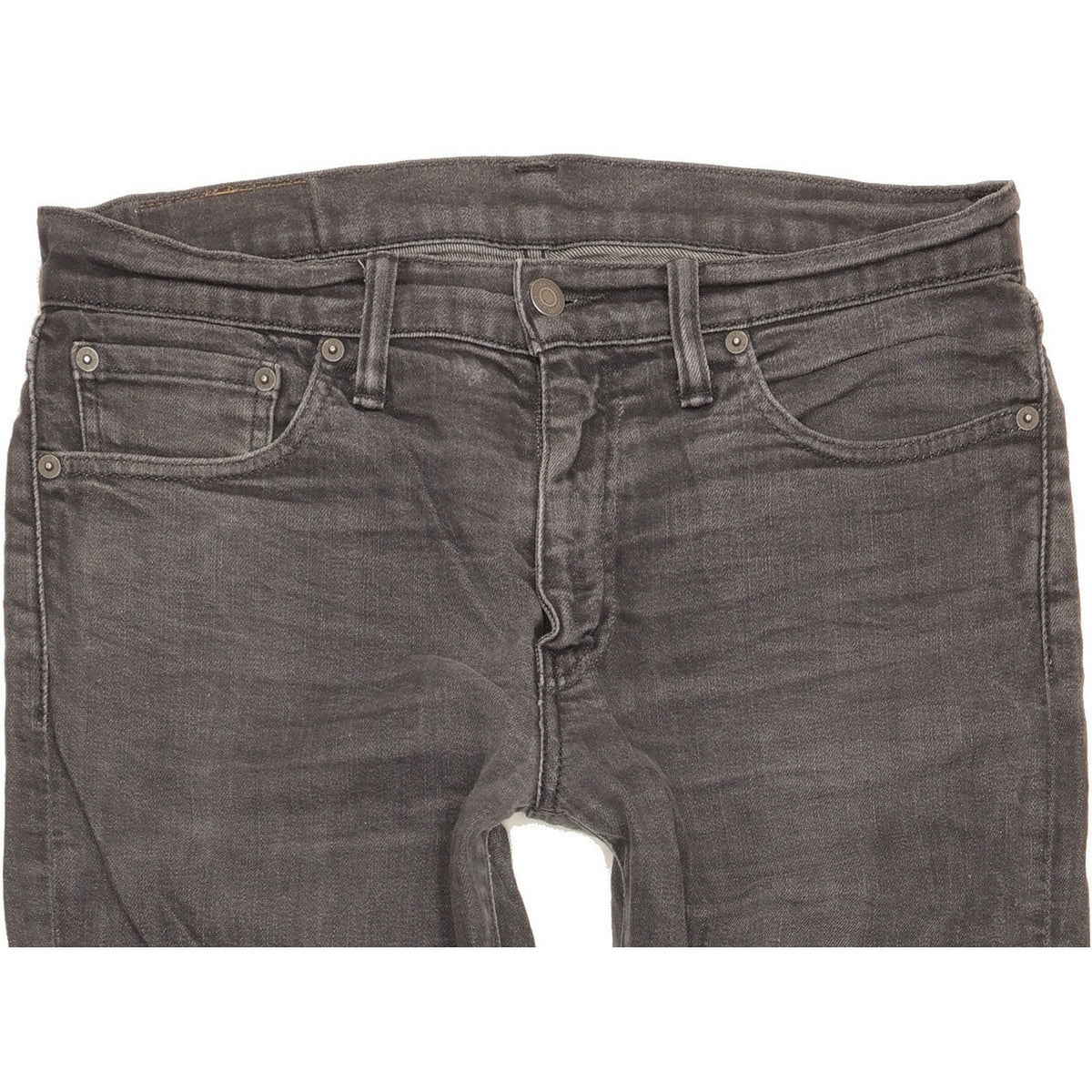Levi's 511 Men Grey Straight Slim Stretch Jeans W33 L32