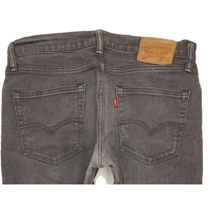 Levi's 511 Men Grey Straight Slim Stretch Jeans W33 L32