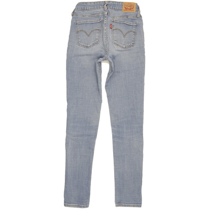 Levi's 711 Women Blue Skinny Slim Stretch Jeans W27 L30