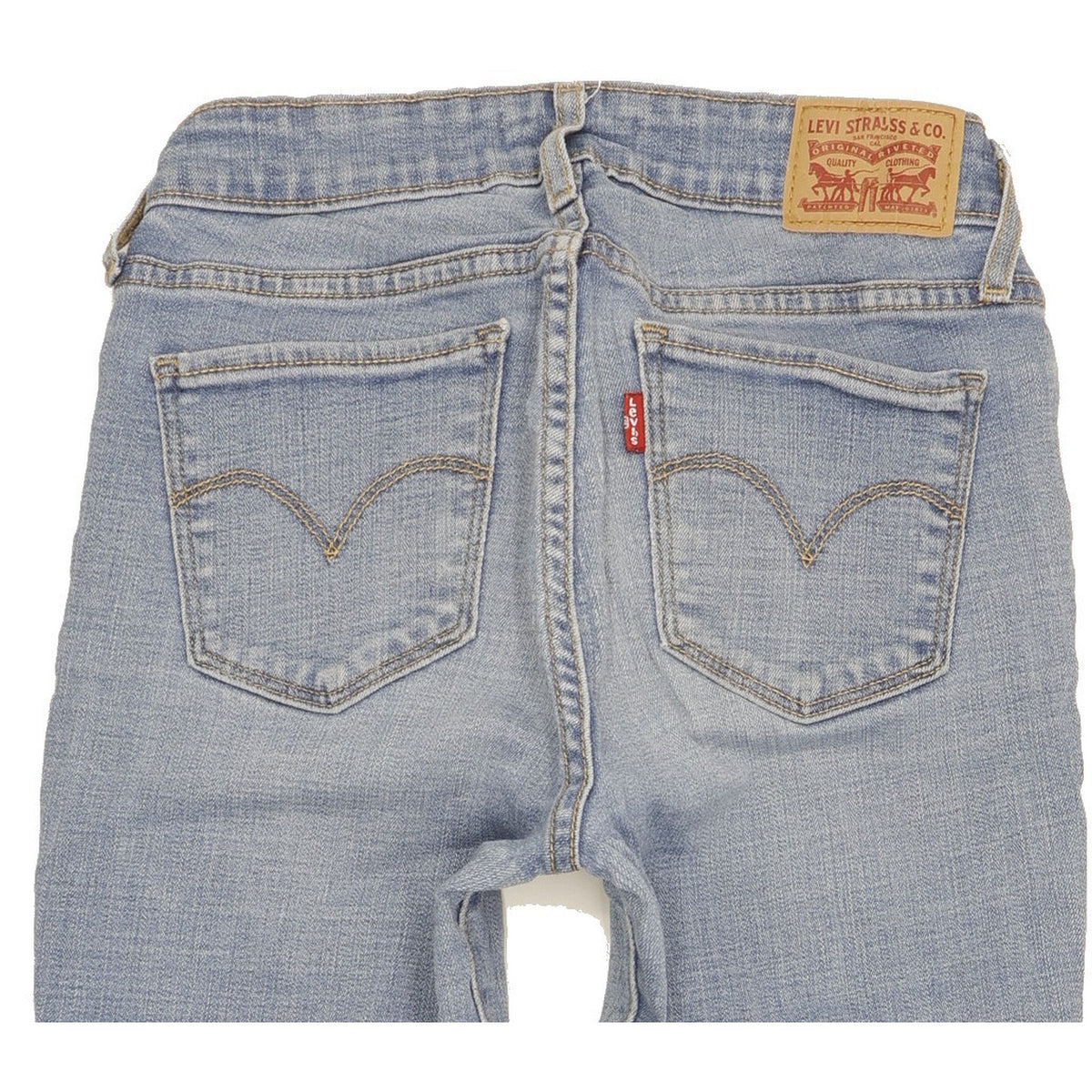 Levi's 711 Women Blue Skinny Slim Stretch Jeans W27 L30