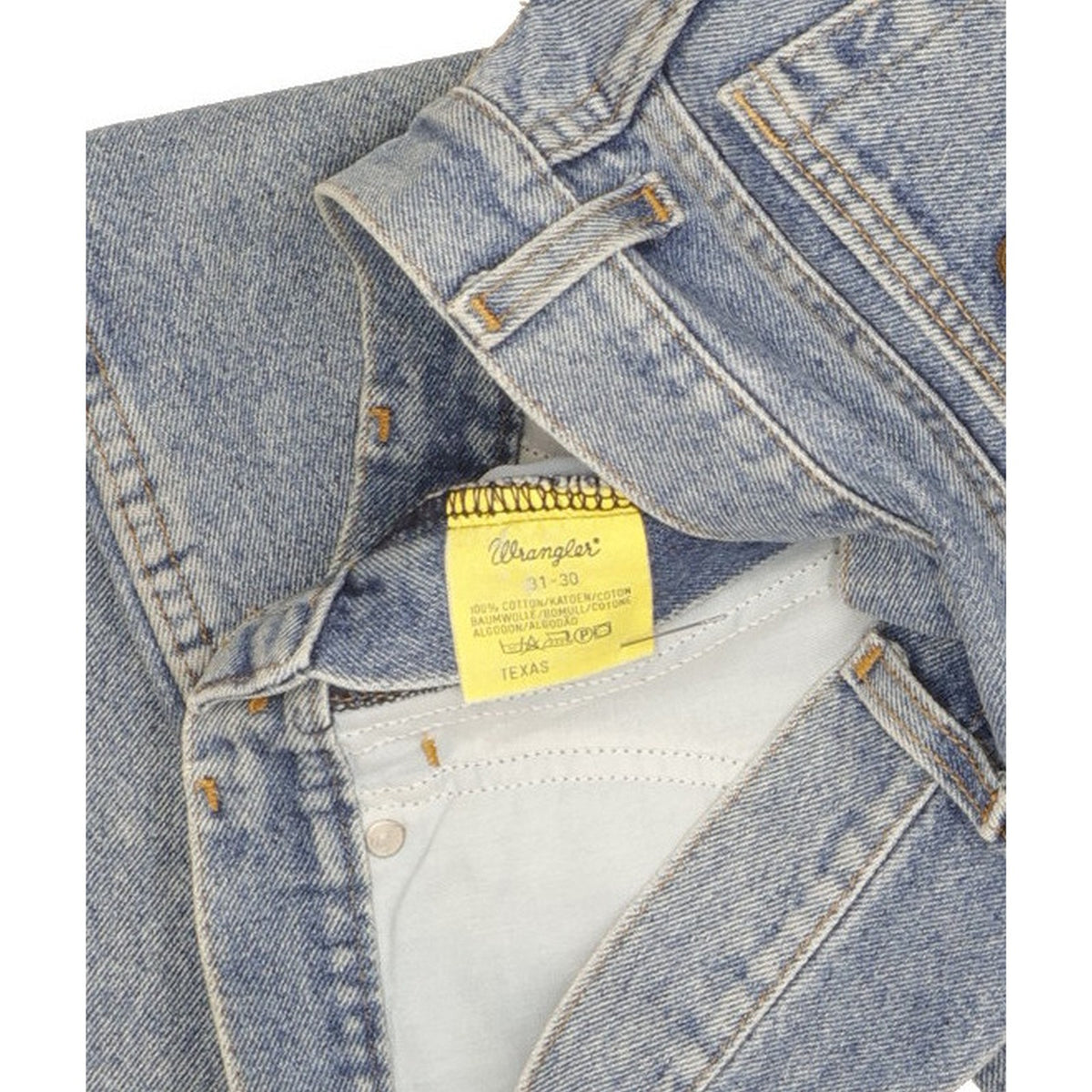 Wrangler Texas Men Blue Straight Regular Jeans W31 L27
