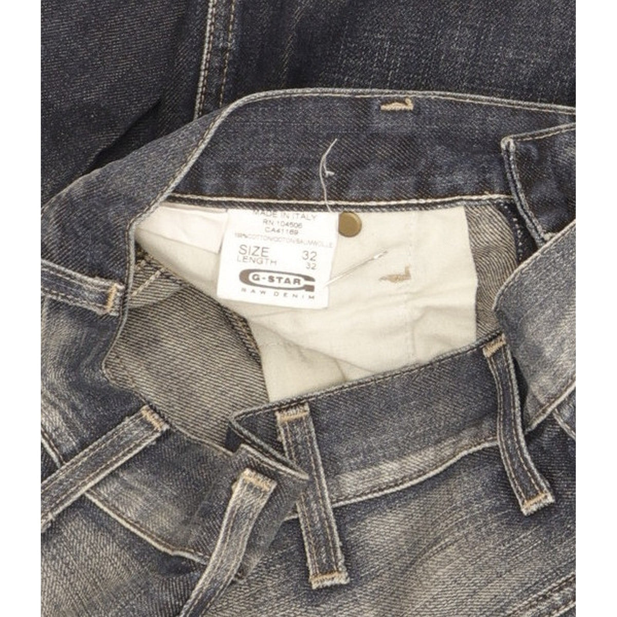 G-Star S.C. Elwood Men Blue Straight Regular Jeans W32 L32