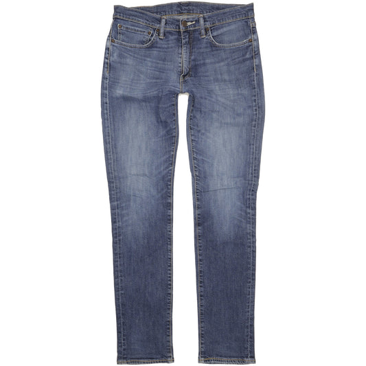 Levi's 511 Men Blue Straight Slim Stretch Jeans W34 L35
