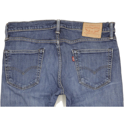 Levi's 511 Men Blue Straight Slim Stretch Jeans W34 L35