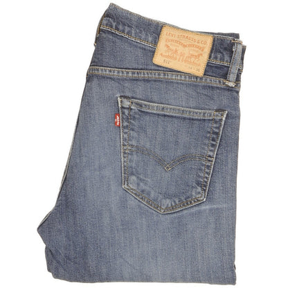 Levi's 511 Men Blue Straight Slim Stretch Jeans W34 L35