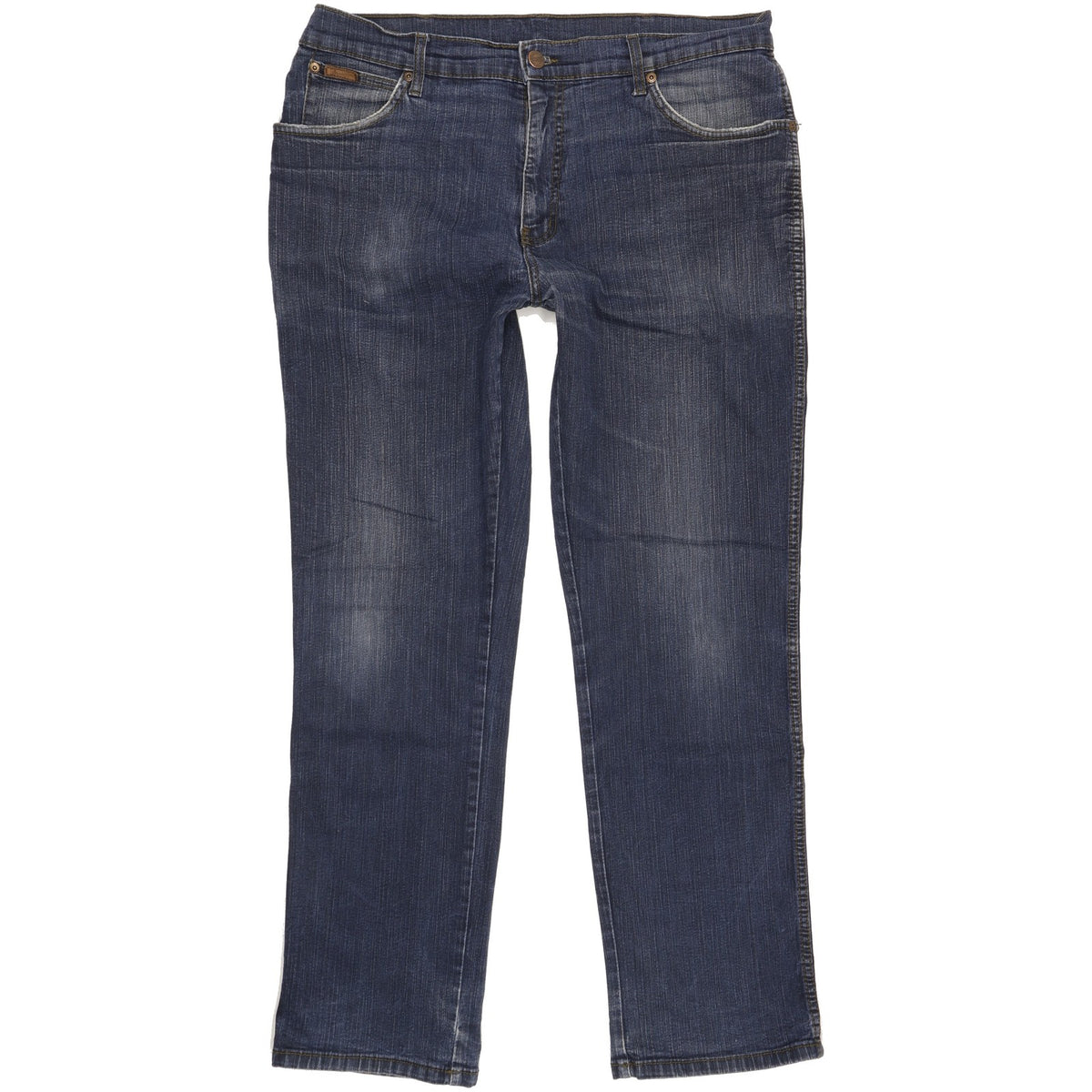 Wrangler Texas Men Blue Straight Regular Stretch Jeans W36 L32