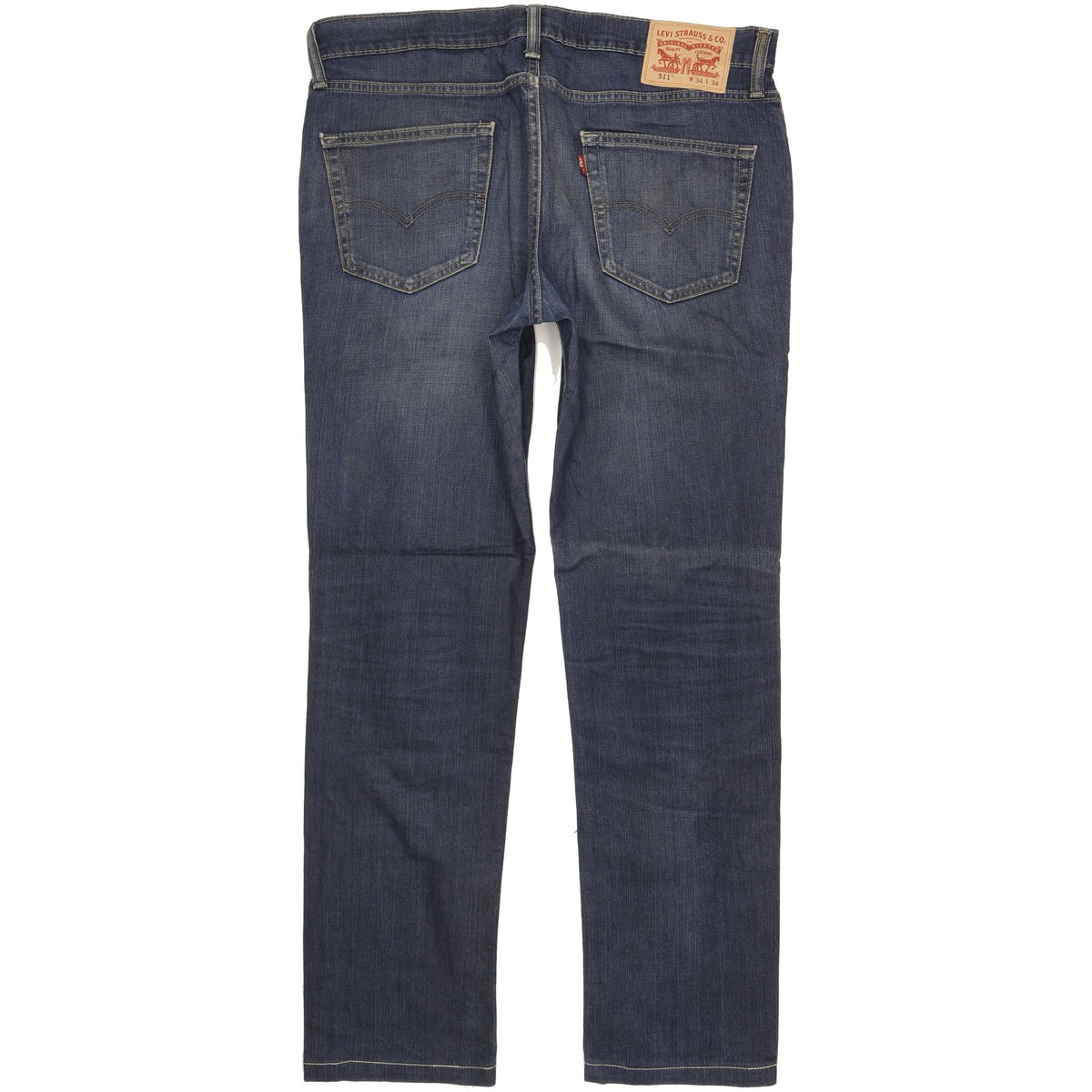 Levi's 511 Men Blue Straight Slim Stretch Jeans W34 L31