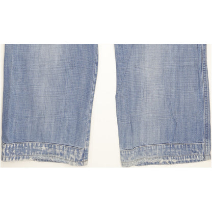 G-Star Elwood Crash Men Blue Straight Regular Jeans W33 L33