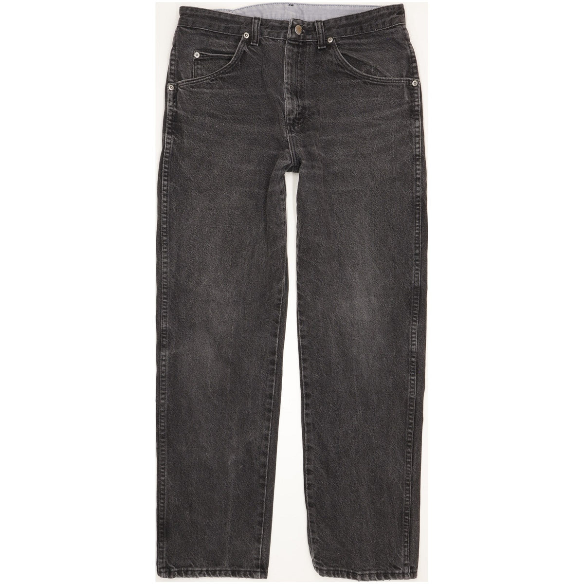 Wrangler Men Black Straight Regular Jeans W33 L30