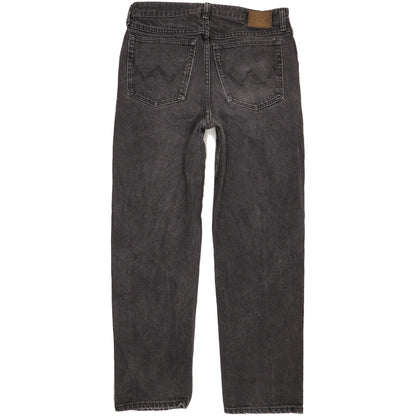 Wrangler Men Black Straight Regular Jeans W33 L30