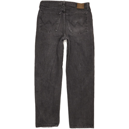 Wrangler Men Black Straight Regular Jeans W33 L30