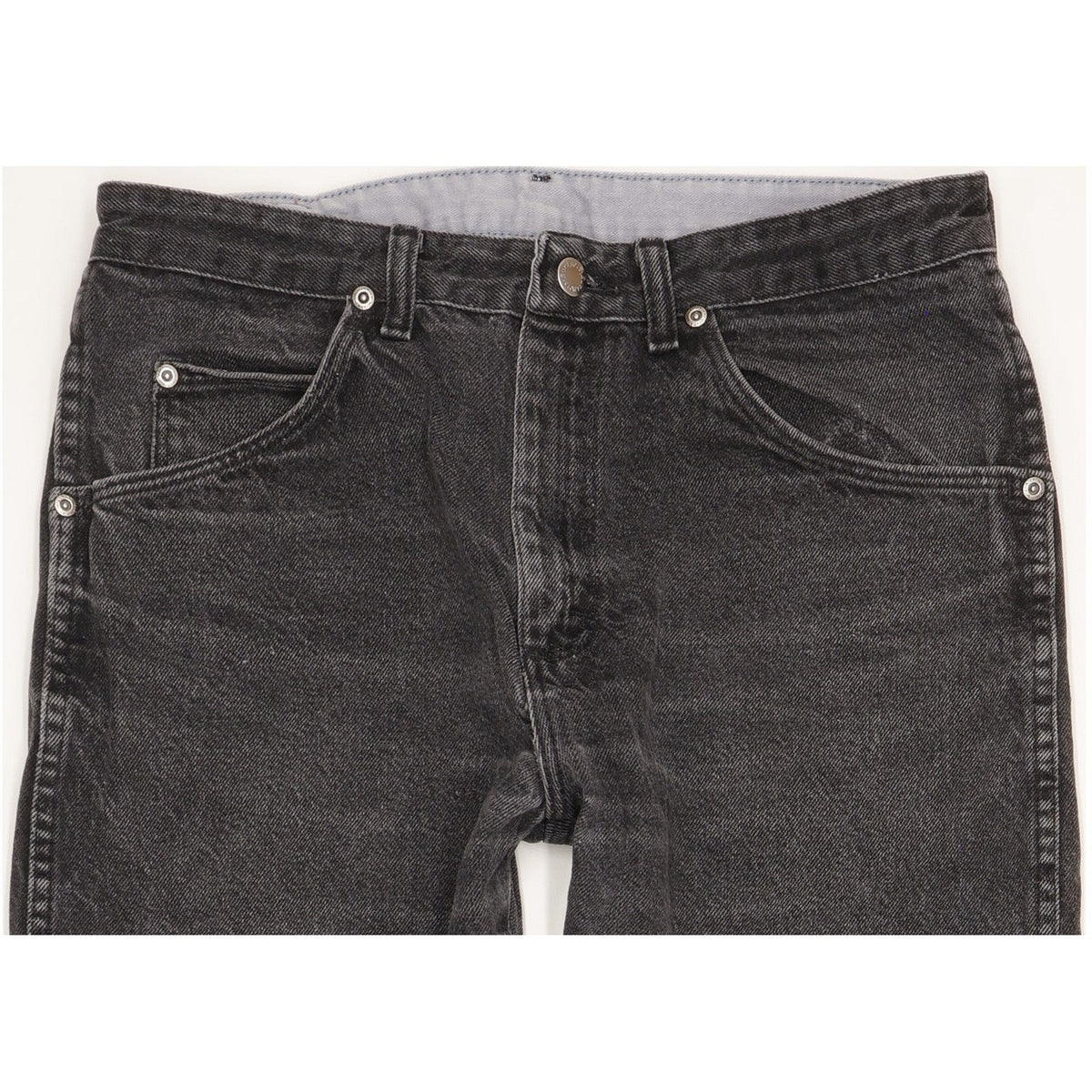 Wrangler Men Black Straight Regular Jeans W33 L30