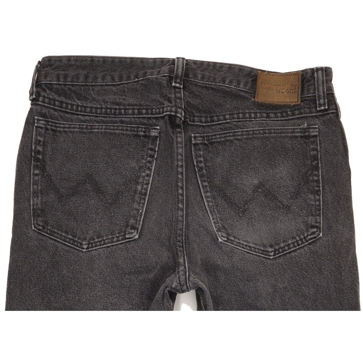 Wrangler Men Black Straight Regular Jeans W33 L30