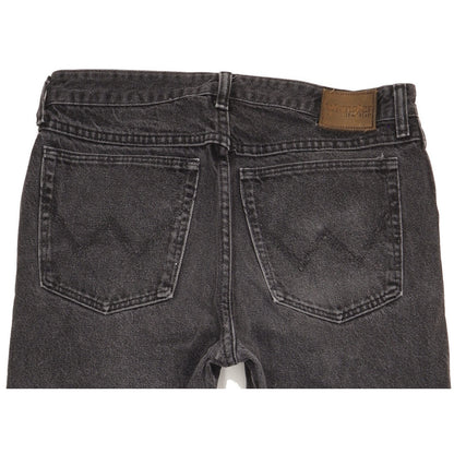 Wrangler Men Black Straight Regular Jeans W33 L30
