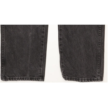 Wrangler Men Black Straight Regular Jeans W33 L30