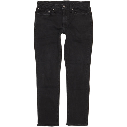 Levi's 511 Men Black Straight Slim Stretch Jeans W34 L32