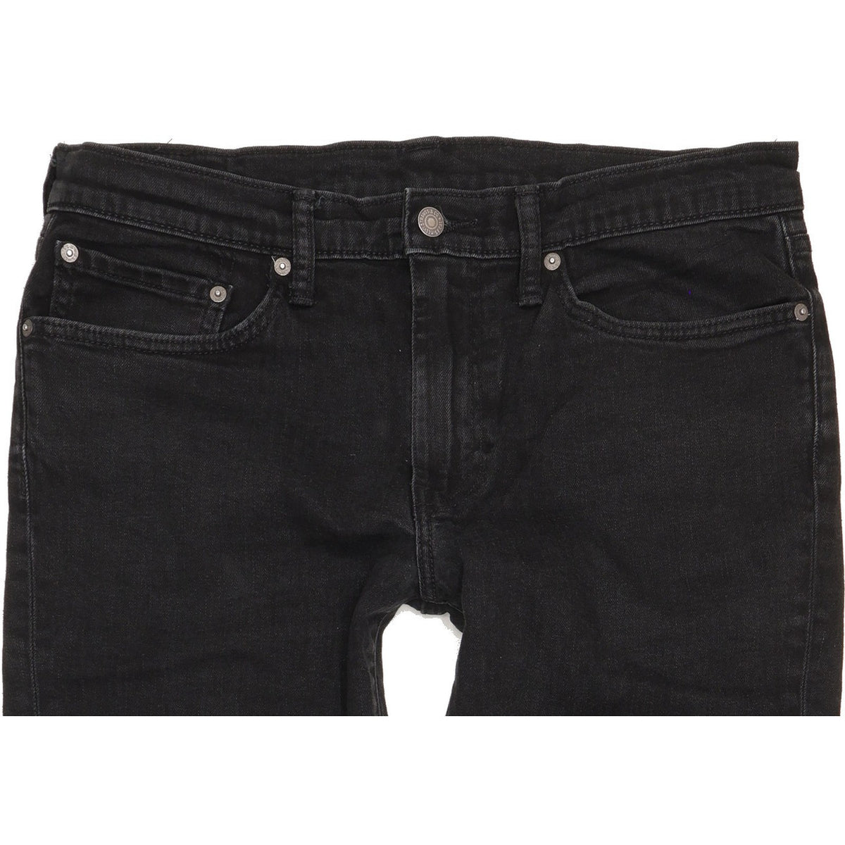 Levi's 511 Men Black Straight Slim Stretch Jeans W34 L32