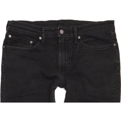 Levi's 511 Men Black Straight Slim Stretch Jeans W34 L32