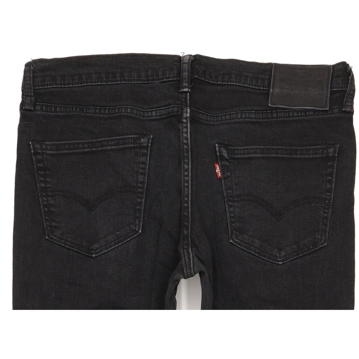 Levi's 511 Men Black Straight Slim Stretch Jeans W34 L32