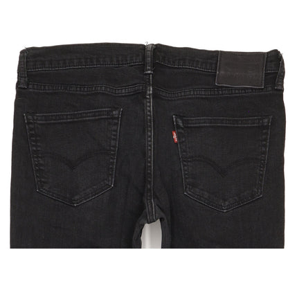 Levi's 511 Men Black Straight Slim Stretch Jeans W34 L32
