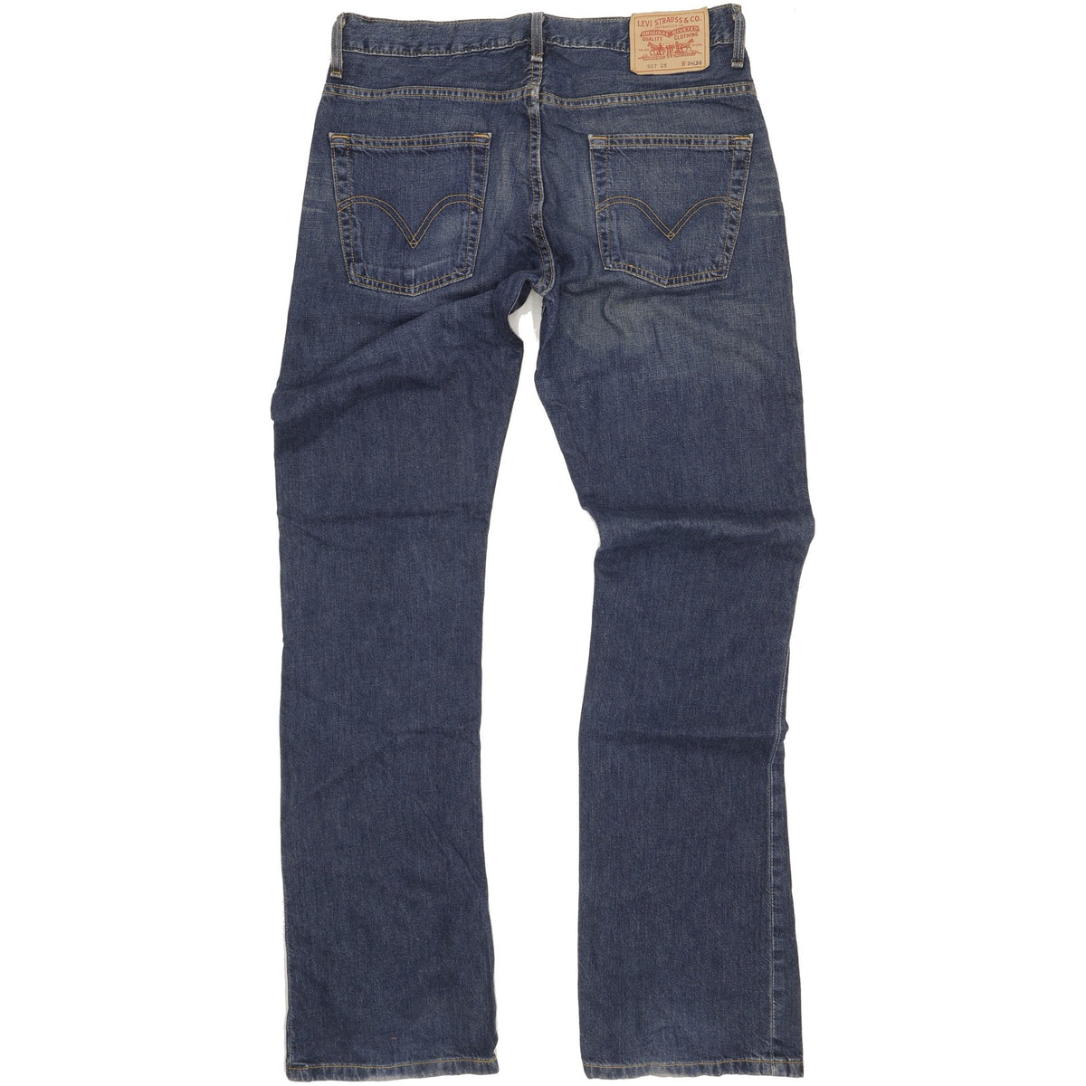 Levi's 507 Men Blue Bootcut Regular Jeans W34 L36