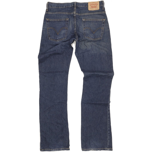 Levi's 507 Men Blue Bootcut Regular Jeans W34 L36