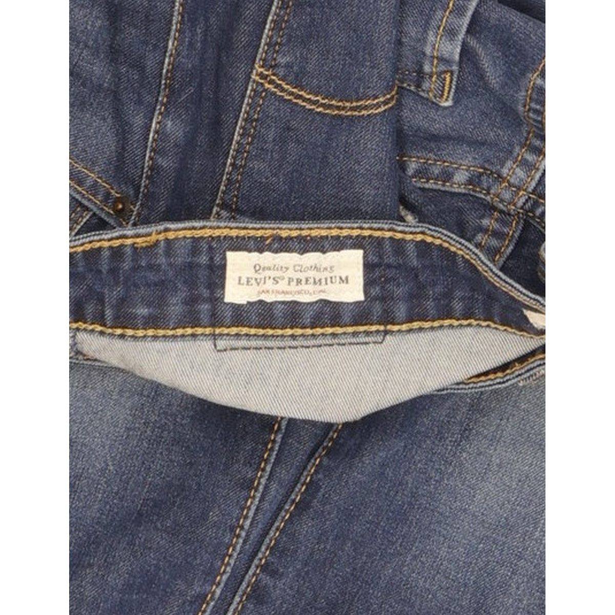 Levi's 721 Women Blue Skinny Slim Stretch Jeans W27 L30