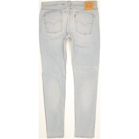 Levi's 510 Men Blue Skinny Slim Stretch Jeans W34 L33