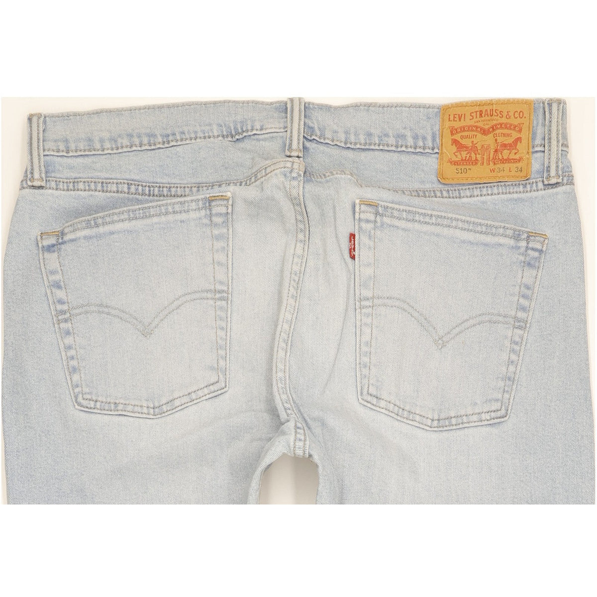 Levi's 510 Men Blue Skinny Slim Stretch Jeans W34 L33