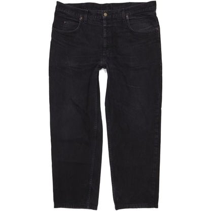 Lee Men Black Straight Regular Jeans W40 L29