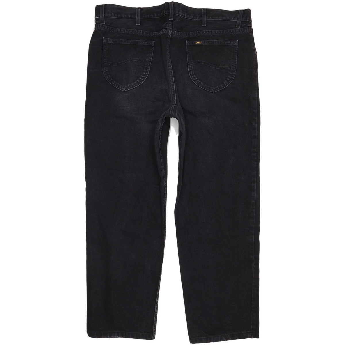 Lee Men Black Straight Regular Jeans W40 L29