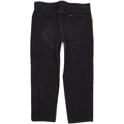 Lee Men Black Straight Regular Jeans W40 L29