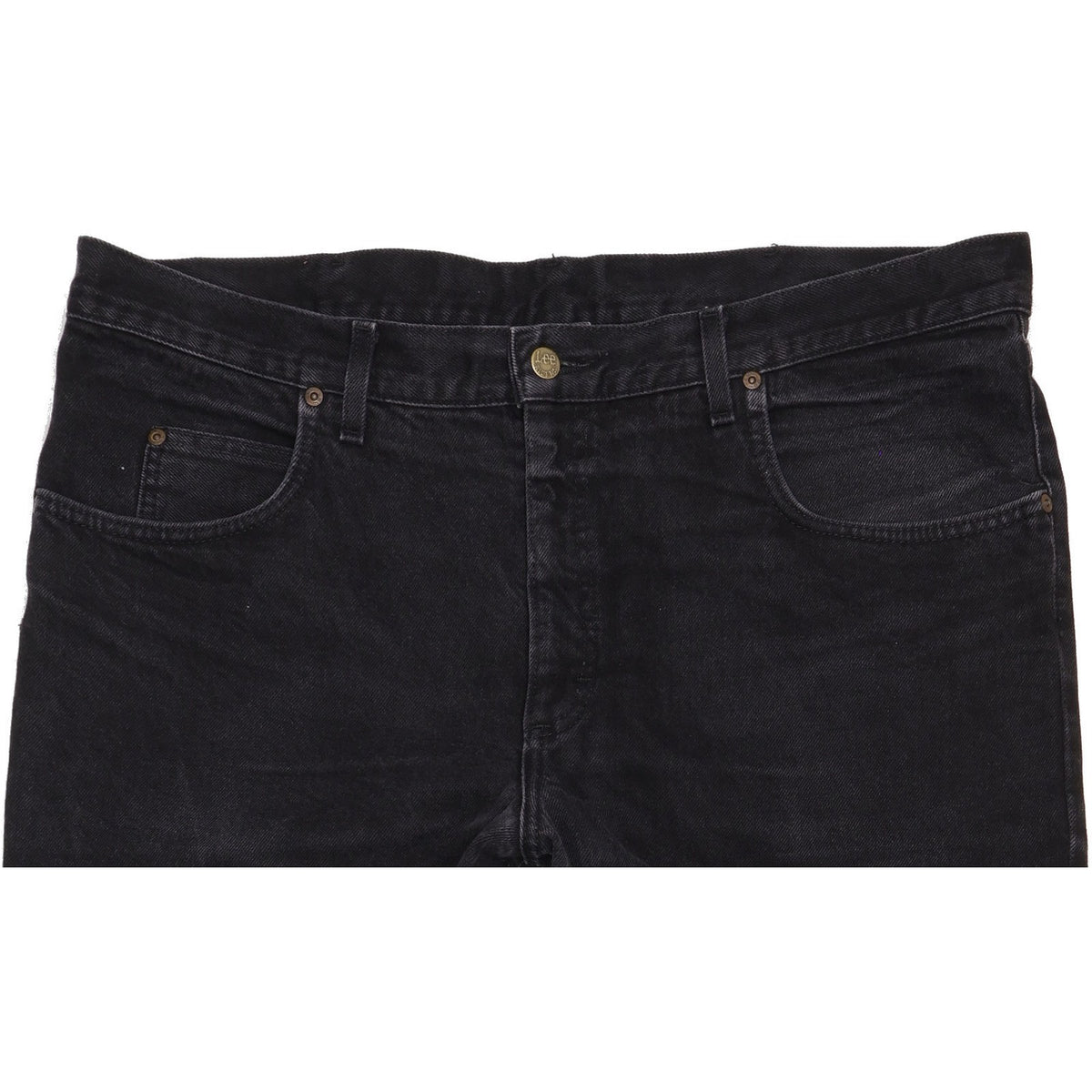 Lee Men Black Straight Regular Jeans W40 L29