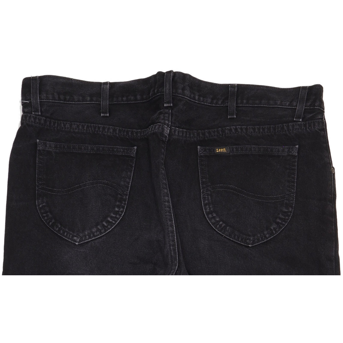 Lee Men Black Straight Regular Jeans W40 L29