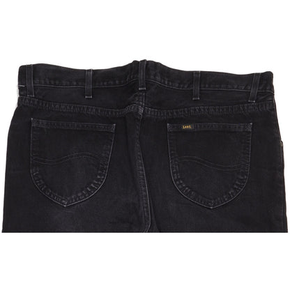 Lee Men Black Straight Regular Jeans W40 L29