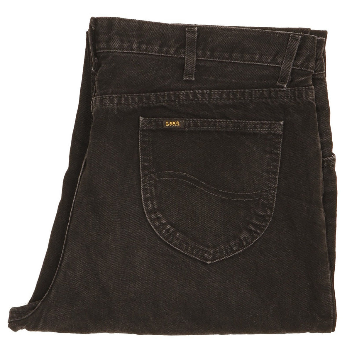 Lee Men Black Straight Regular Jeans W40 L29